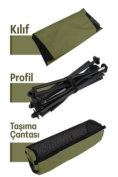 Delüks Pratik Kamp Sandalyesi