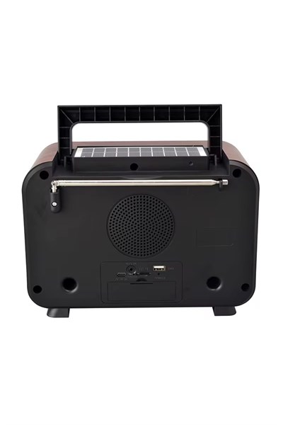 Everton Rt-754 Solar Enerjili Şömine Görünümlü Bluethoot Radyo Müzik çalar