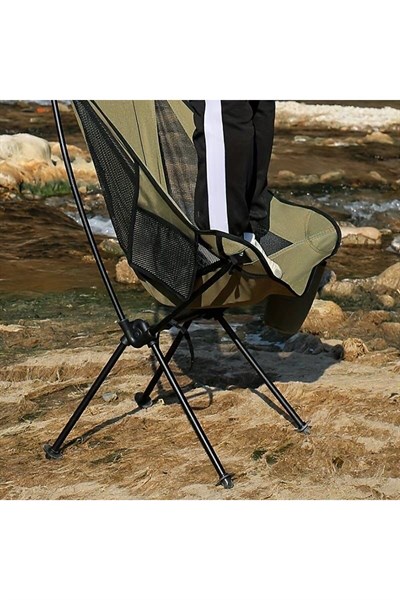 Katlanabilir Pratik Kamp Sandalyesi Ordu Yeşili