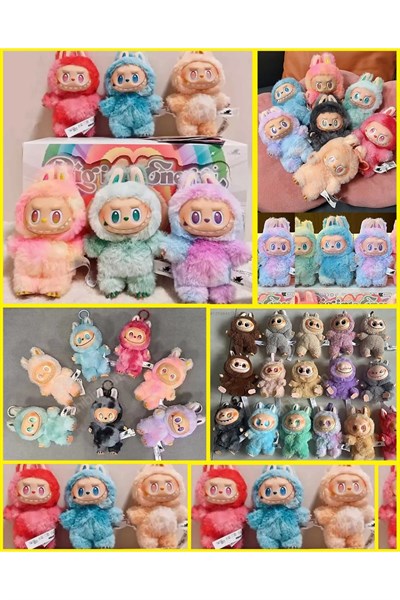 Labubu Canavarlar Peluş Love Happines Hope Serenity Loyalty Luck Sürpriz Kapalı Paket 1 Adet Kutusuz