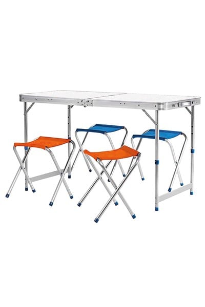 Orginal General Camp Katlanır Masa Set(MASA 4 TABURE)