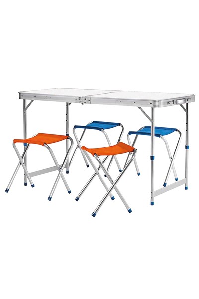 Orginal General Camp Katlanır Masa Set(MASA 4 TABURE)