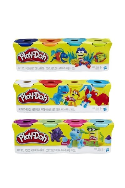 Play-Doh Oyun Hamuru 4 Renk 448 Gr*3