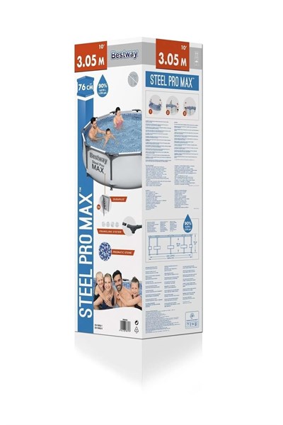 Steel Pro Max Prefabrik Havuz Set Bw452 56406 ( 305 Cm X 76 Cm )