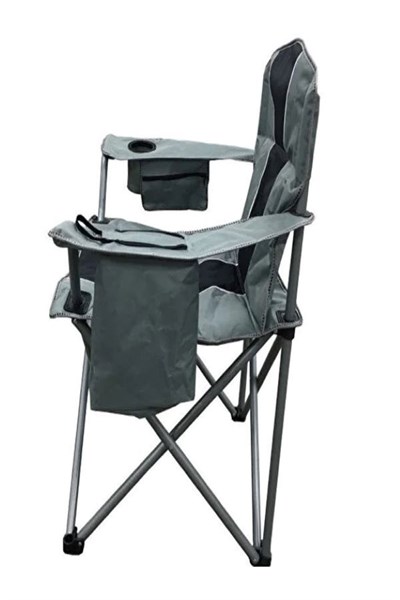 Xxl Kalın Profil Geniş Kamp Sandalyesi Buzluklu Telefon Gözlü 120 Kg