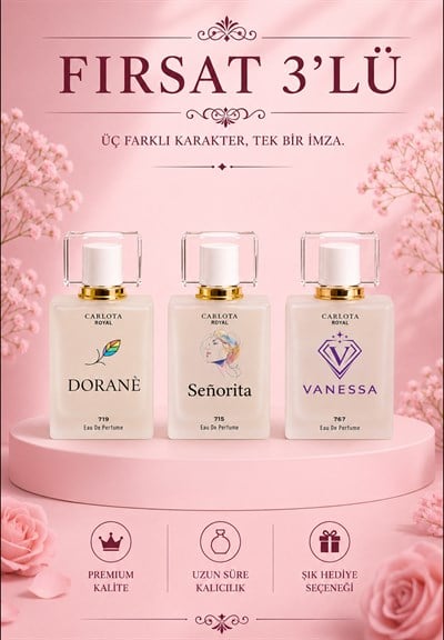 Fırsat 3'lü DORANÈ VANESSA Señorita