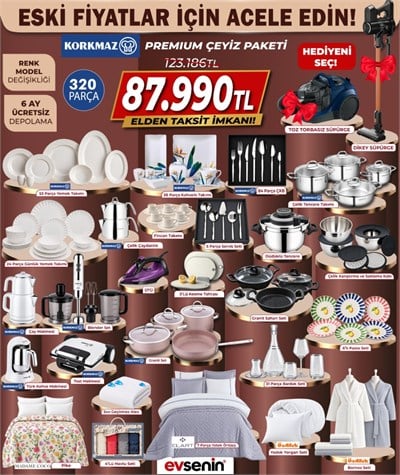 Korkmaz Premium Çeyiz Paketi