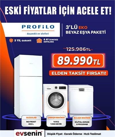 Profilo Beyaz Eşya Paketi 1