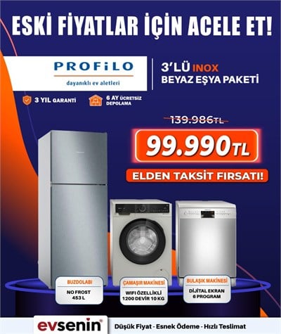 Profilo Beyaz Eşya Paketi 2
