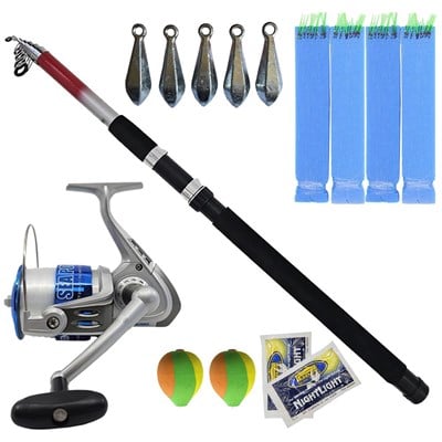 Balıkçı Surf Seti Kendo Sea Power 6000 Olta Makinesi-Kendo Pegasus 3.50 cm 80-160 gr Olta Kamışı-2 Fosfor-2 Şamandıra-5x 50gr Kurşun-4 Çapari