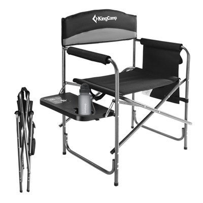 KingCamp Ash Comfort Katlanır Kamp Sandalyesi Grey