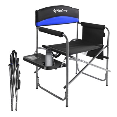 KingCamp Ash Comfort Katlanır Kamp Sandalyesi Blue