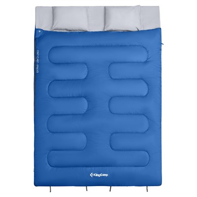Kingcamp Oxygen 250-D Çift Kişilik Yastıklı Uyku Tulumu Blue