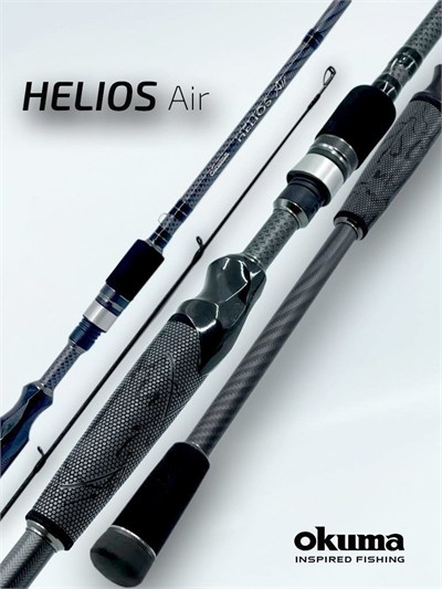 Okuma Helios Air 2,89 cm 10-35 gr 2 Parça Spin Kamışı