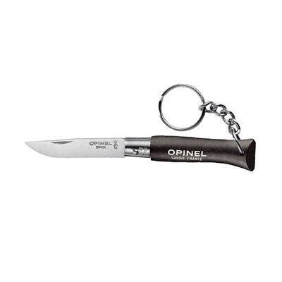Opinel N°04 Gürgen Saplı Inox Anahtarlık Çakı Siyah