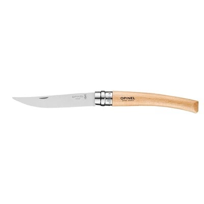 Opinel N°10 Effile Hetre 2023 – Kayın Saplı, İnce ve Keskin Çelik Çakı