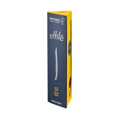 Opinel N°12 Effile Zeytin Saplı, İnce ve Keskin Çelik Çakı