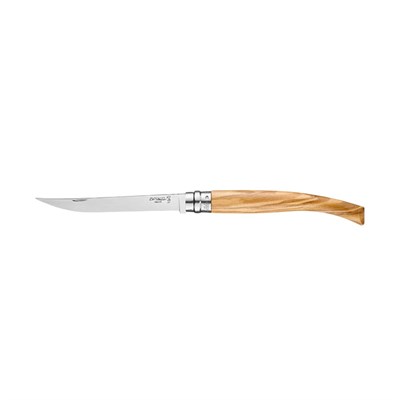Opinel N°12 Effile Zeytin Saplı, İnce ve Keskin Çelik Çakı