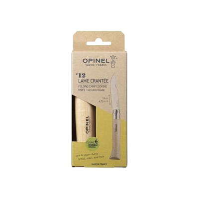 Opinel N°12 Tırtıklı Inox Paslanmaz Çelik Çakı
