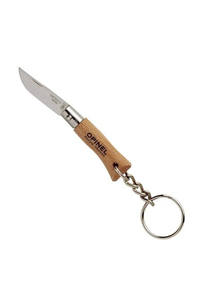 Opinel N°2 Kayın Saplı Inox/Çelik Anahtarlık Çakı