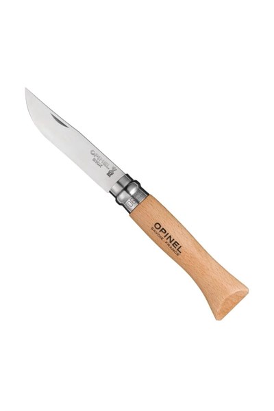 Opinel N°7 Vernikli Kayın Saplı Inox/Çelik Çakı