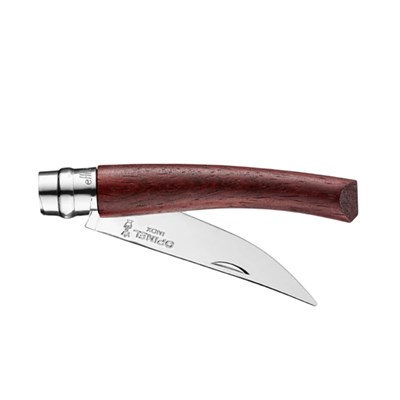 Opinel N°8 Effile Paduk Saplı, İnce ve Keskin Çelik Çakı