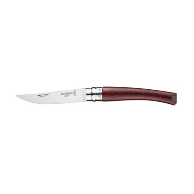Opinel N°8 Effile Paduk Saplı, İnce ve Keskin Çelik Çakı