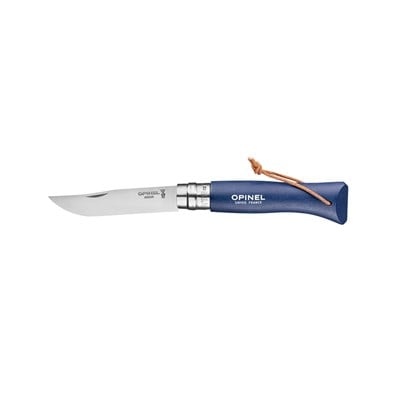 Opinel N°8 Gürgen Saplı Trekking Inox/Çelik Çakı Koyu Mavi
