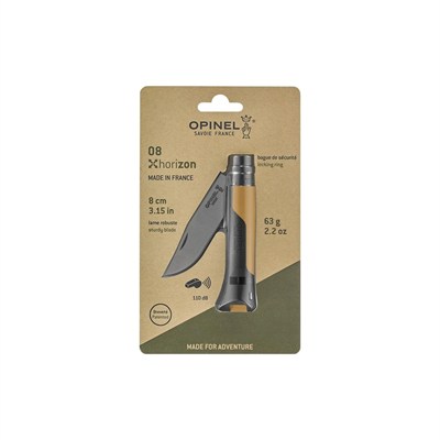 Opinel N°8 Horizon Siyah Hardal Renkli Outdoor Çakı