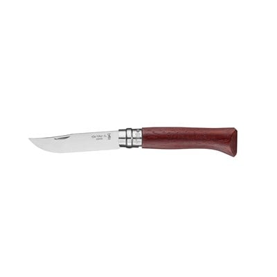 Opinel N°8 Paduk Saplı Paslanmaz Çelik Çakı (Özel Kutuda)