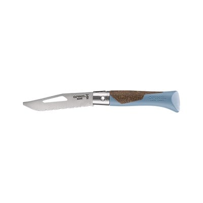 Opinel Neo7 Alpine Buzul Mavisi Saplı Tırtıklı Paslanmaz Çelik Çakı