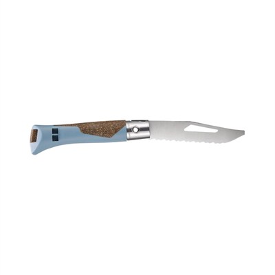 Opinel Neo7 Alpine Buzul Mavisi Saplı Tırtıklı Paslanmaz Çelik Çakı