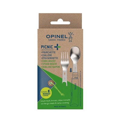 Opinel Picnic Plus Piknik Çatal & Kaşık Seti