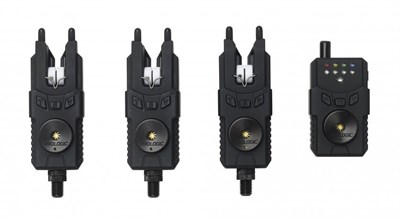 Prologic Custom SMX MKII Bite Alarm Set 3+1 Red/Green/Yellow