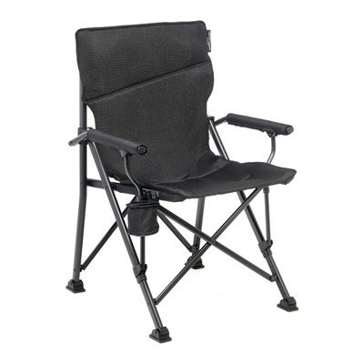 Roxy Comfort+ Black Edition Yüksek Konforlu Katlanır Kamp Sandalyesi