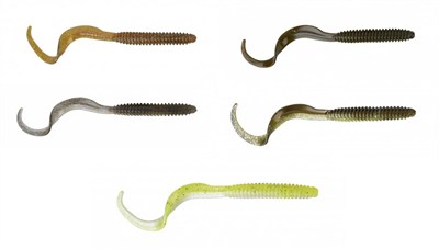 Savage gear LB Rib Worm 90 mm 10 Adet Sahte Balık