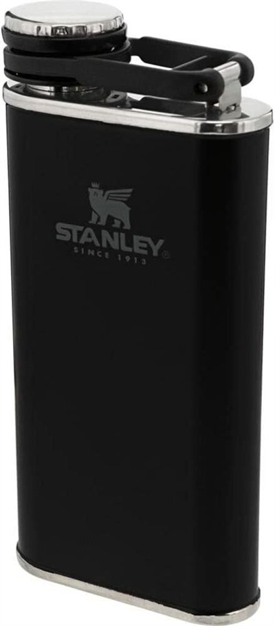 Stanley Klasik Paslanmaz Çelik Cep Matarası, 0.23L, Siyah