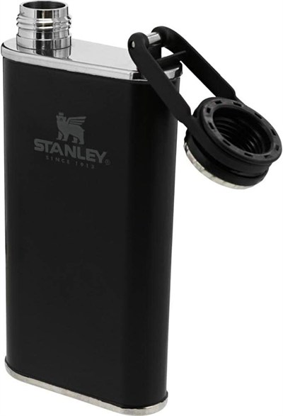 Stanley Klasik Paslanmaz Çelik Cep Matarası, 0.23L, Siyah