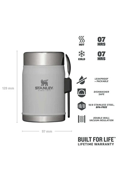 Stanley Klasik Paslanmaz Çelik Yemek Termosu Kaşıklı 0,40 Lt