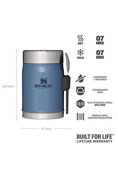 Stanley Klasik Paslanmaz Çelik Yemek Termosu Kaşıklı 0,40 Lt