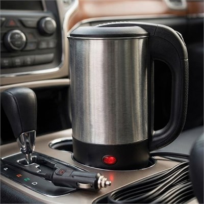 YEK Outdoor 12V Araç İçi Su Isıtıcı Kettle 500 ML Paslanmaz Çelik
