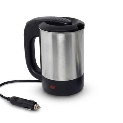 YEK Outdoor 12V Araç İçi Su Isıtıcı Kettle 500 ML Paslanmaz Çelik