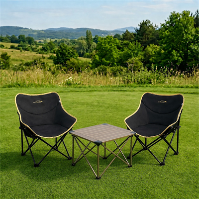 Yek Outdoor Campout Alüminyum Küçük Boy Masa + 2 Campout Fırat Sandalye Set