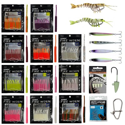 Yek Outdoor FireWorm LRF Silikon & Jig Yem Seti