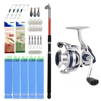 Yek Outdoor Hazır Olta Seti Kendo Elbe 3.50m 70-150gr Olta Kamışı&Okuma ARIA-6000a 1BB Olta Makinesi