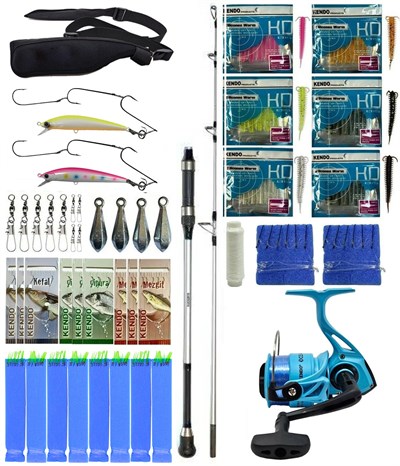 Yek Outdoor Hazır Tekne Oltası Seti Shimano Kamış Alivio Boat 1,50m 200g 1+1pc&Kendo Ocean Cast 7000 Olta Makinesi