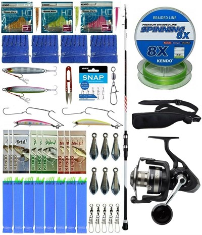 Yek Outdoor Hazır Tekne Oltası Seti Shimano Kamış Vengeance AX Boat Tele 1,80m 150g 3pc&Savage Gear SGS8 4000 FD 8+1BB Olta Makinesi