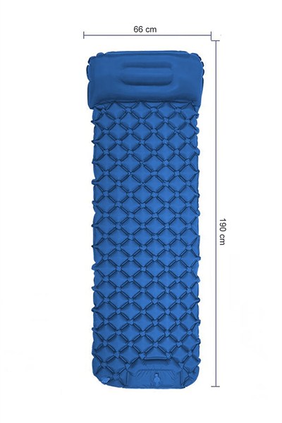Yek Outdoor Kendiliğinden Şişen Tek Kişilik Katlanır Kamp Yatağı- Kamp Matı 190x66cm