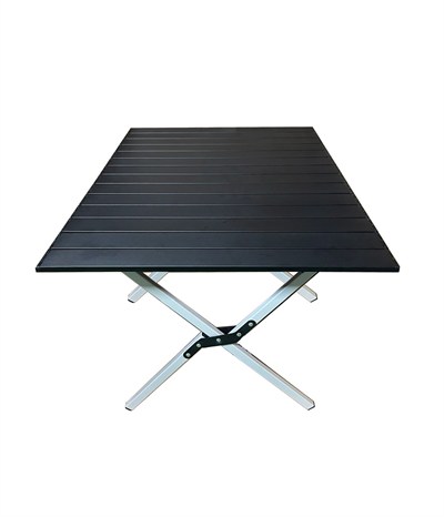 Yek Outdoor Portatif Alüminyum Kamp Masası Siyah 60x82x48cm
