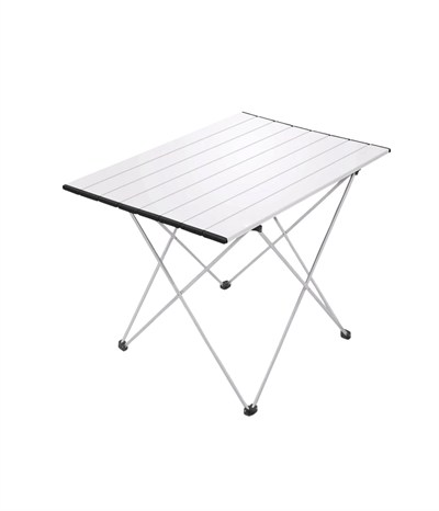 Yek Outdoor Portatif Alüminyum Katlanır Eko Kamp Masası Küçük 56x40x45cm Gri